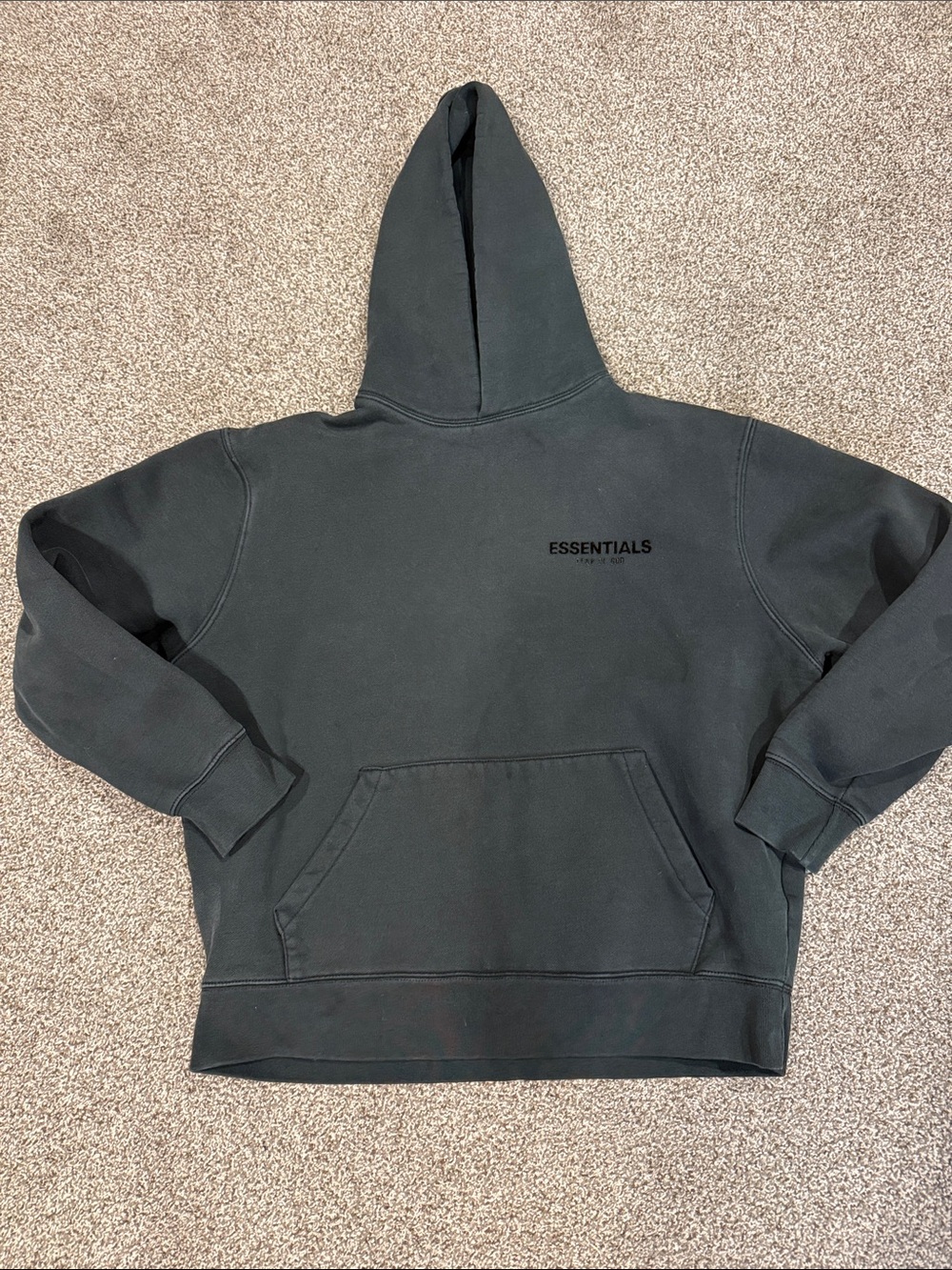 Essentials Women's Black Hoodie Sweatshirt